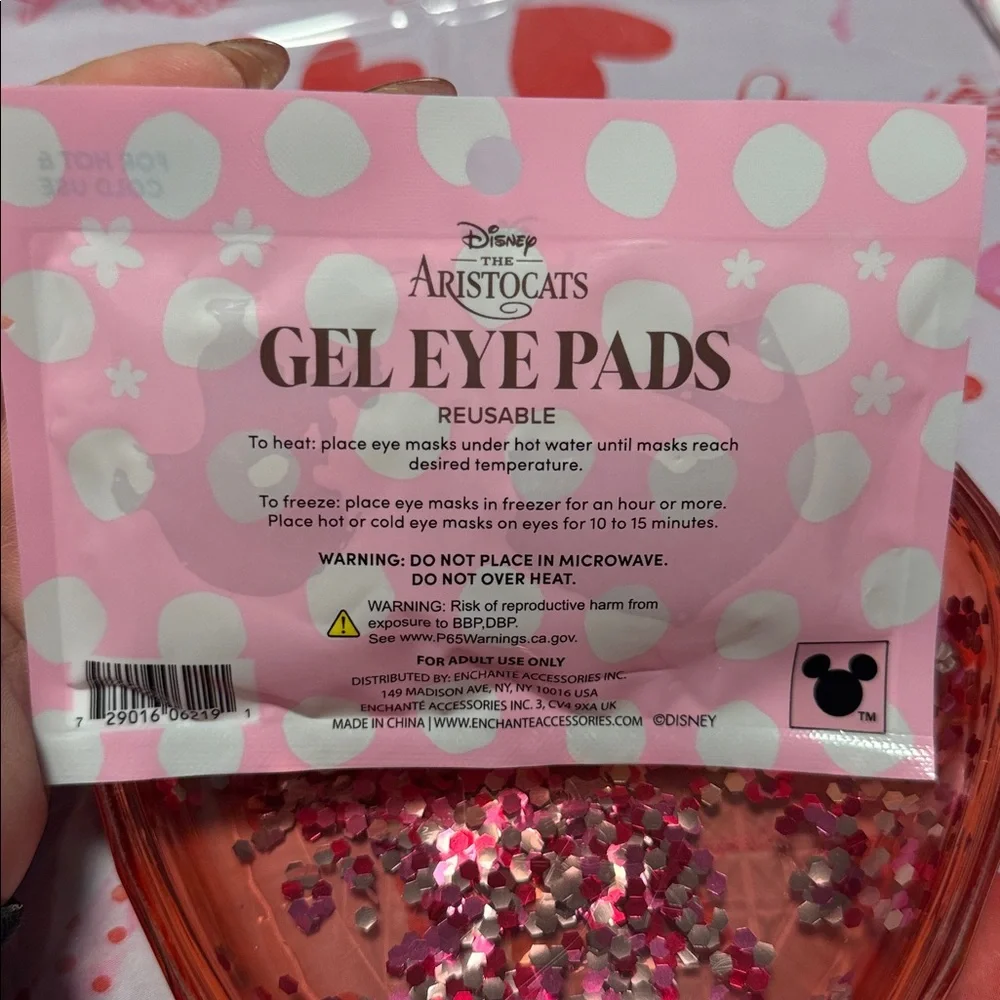 Disney Aristocats Marie Pink Gel Eye Pads